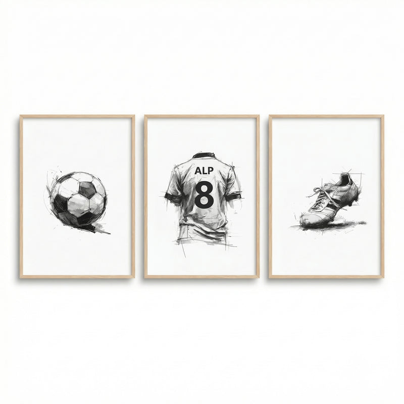 Futbol Temalı Çocuk Odası Posterleri