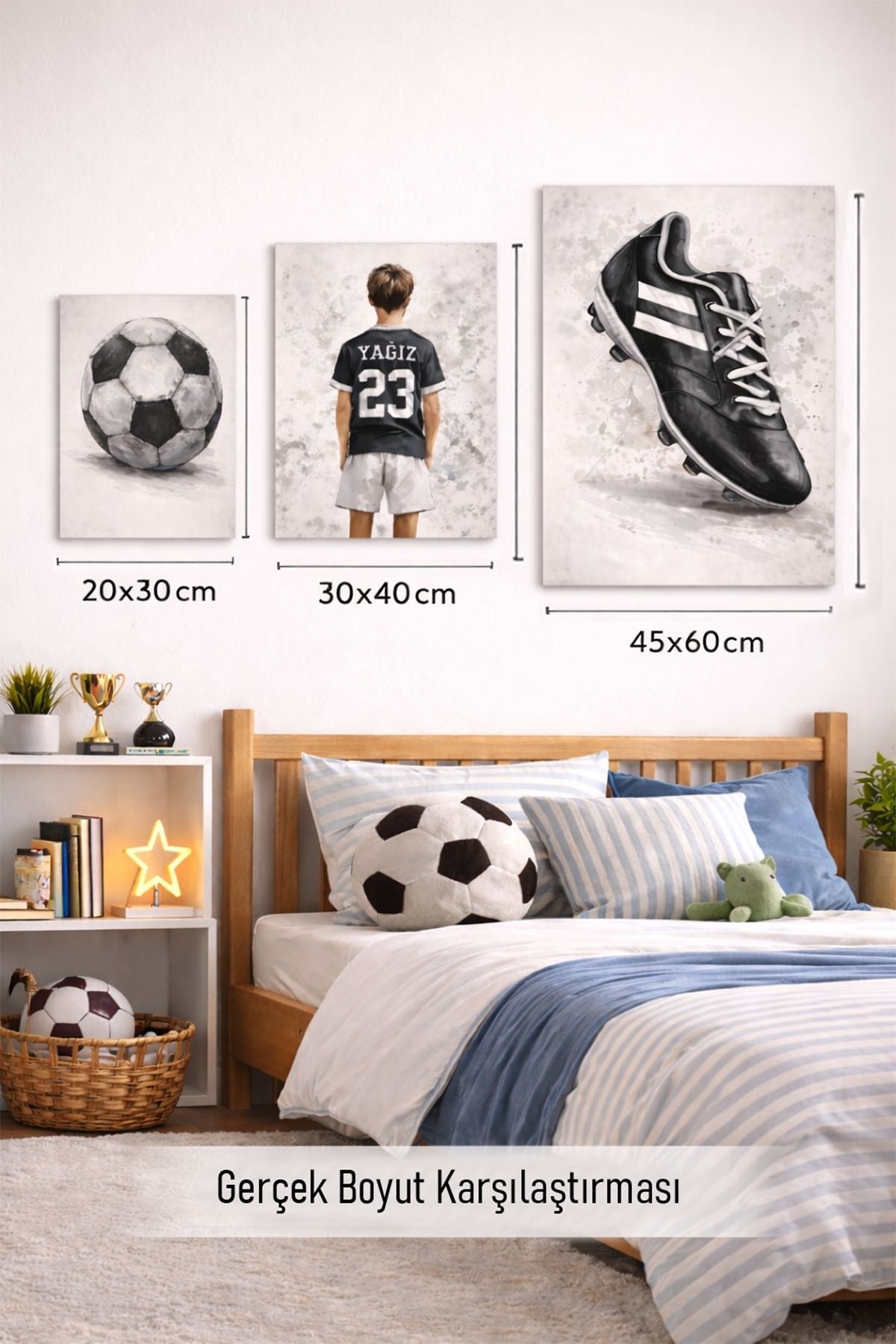 Kişiye Özel Çocuk Poster – İsme Özel & Çerçeveli