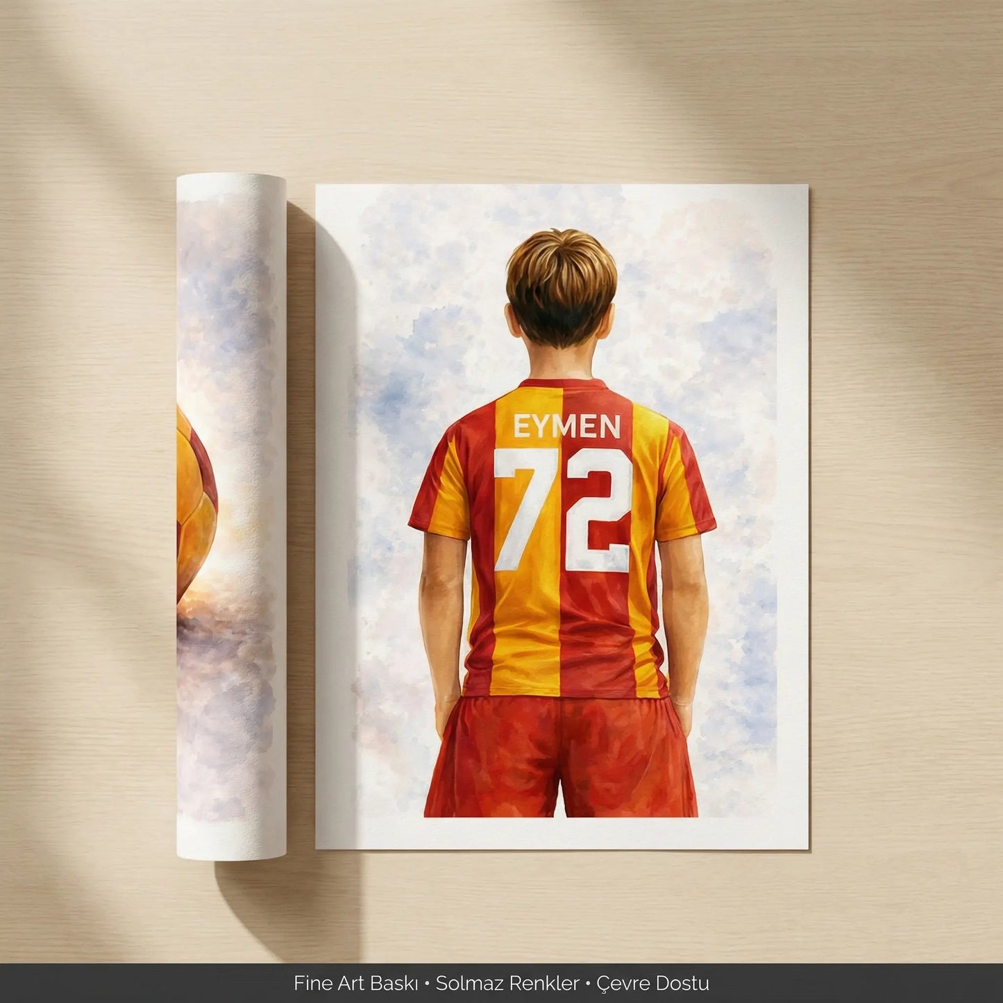 Galatasaray Çocuk Odası 3'lü Tablo Seti | Kişiye Özel – No:9