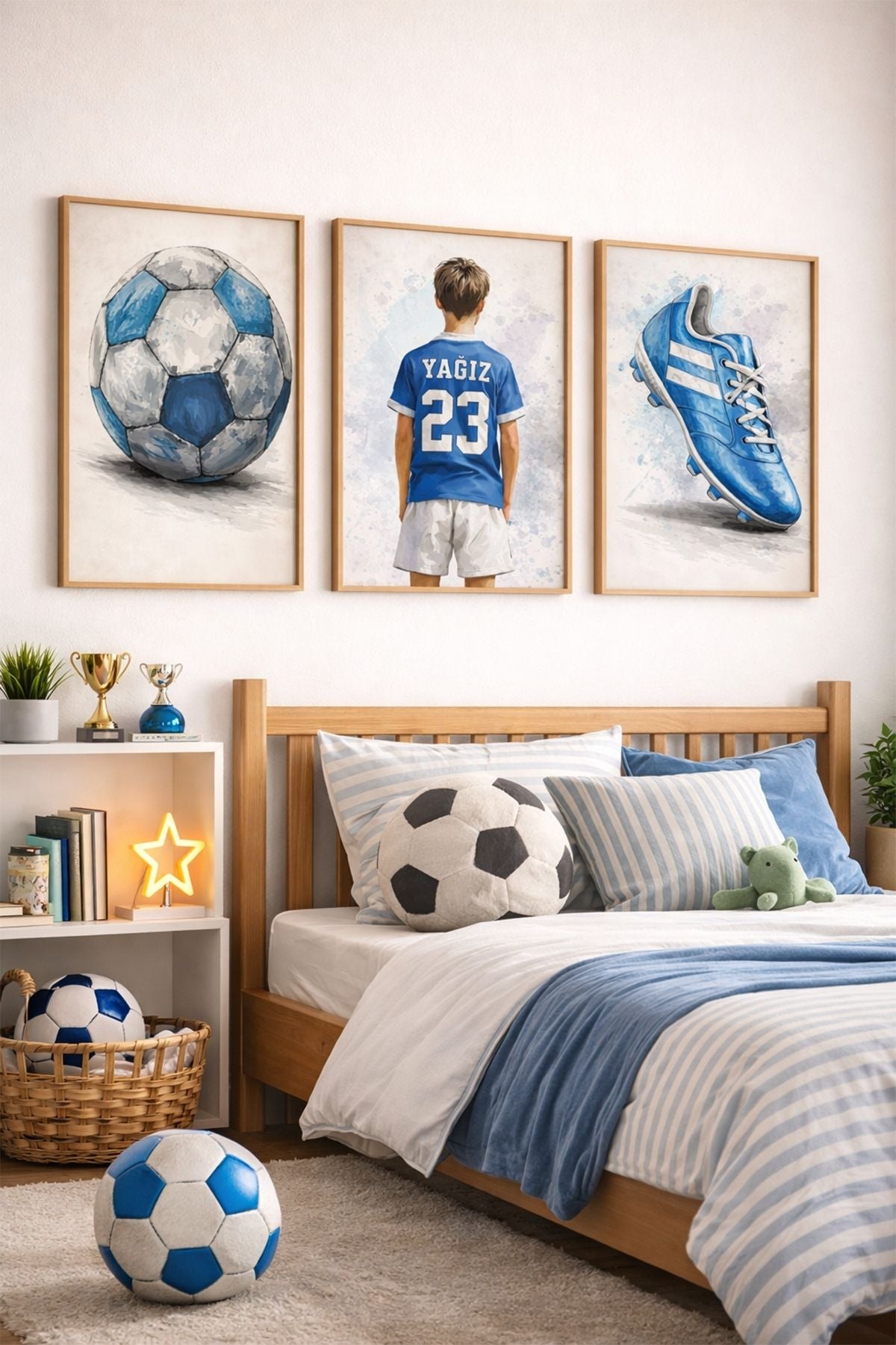 Kişiye Özel Çocuk Poster – İsme Özel & Çerçeveli