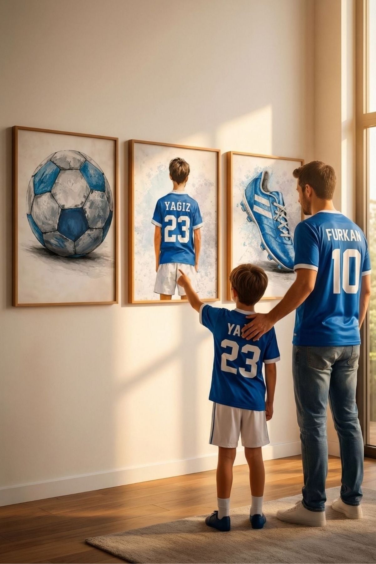 Kişiye Özel Çocuk Poster – İsme Özel & Çerçeveli